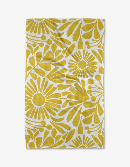 Sunlit Blooms Tea Towel - oh-eco