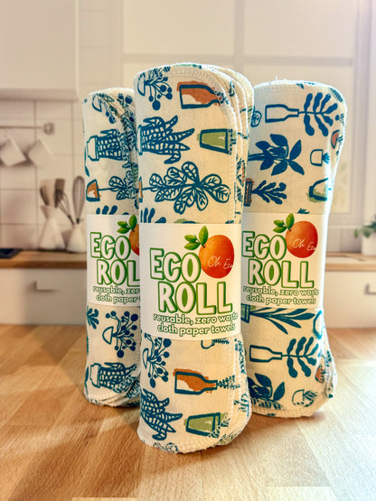 12 Pack Eco Rolls - Reusable Paper Towels