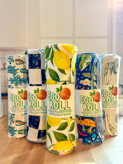 12 Pack Eco Rolls - Reusable Paper Towels