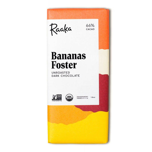 66% Bananas Foster Chocolate Bar - oh-eco