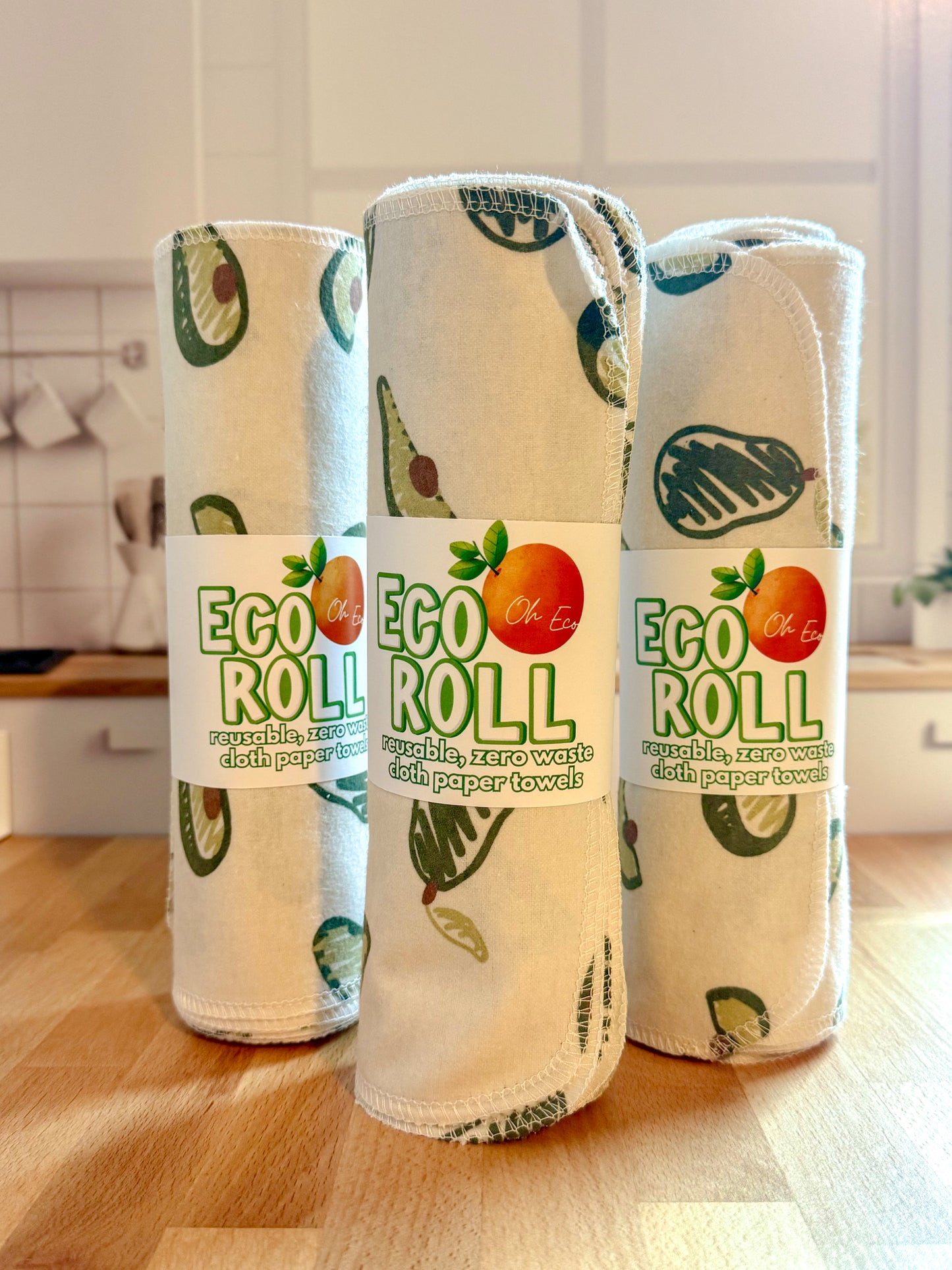 12 Pack Eco Rolls - Reusable Paper Towels