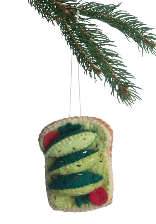 Avocado Toast Ornament - oh-eco