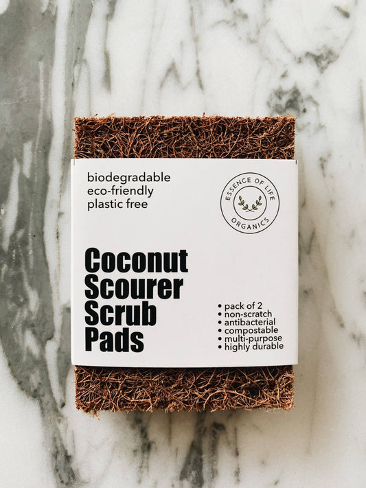 Coconut Scourer Scrub Pads - oh-eco