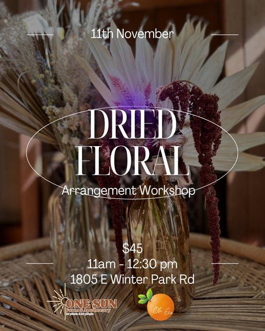Dried Floral Workshop - oh-eco