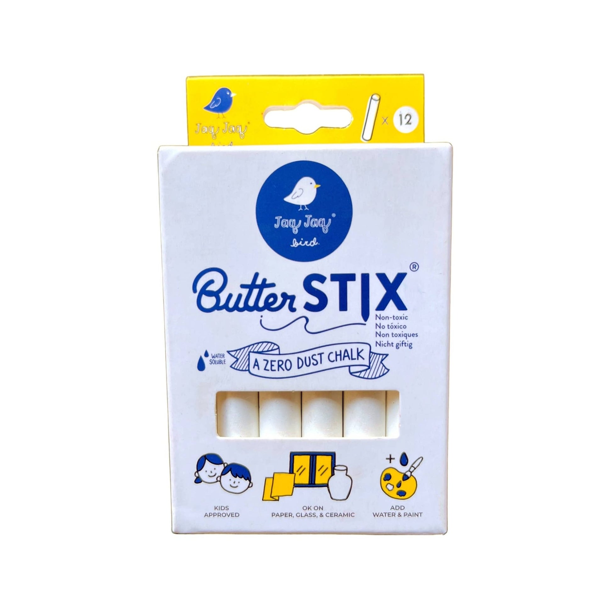 Dustless Cream Chalk - ButterStix® - oh - eco