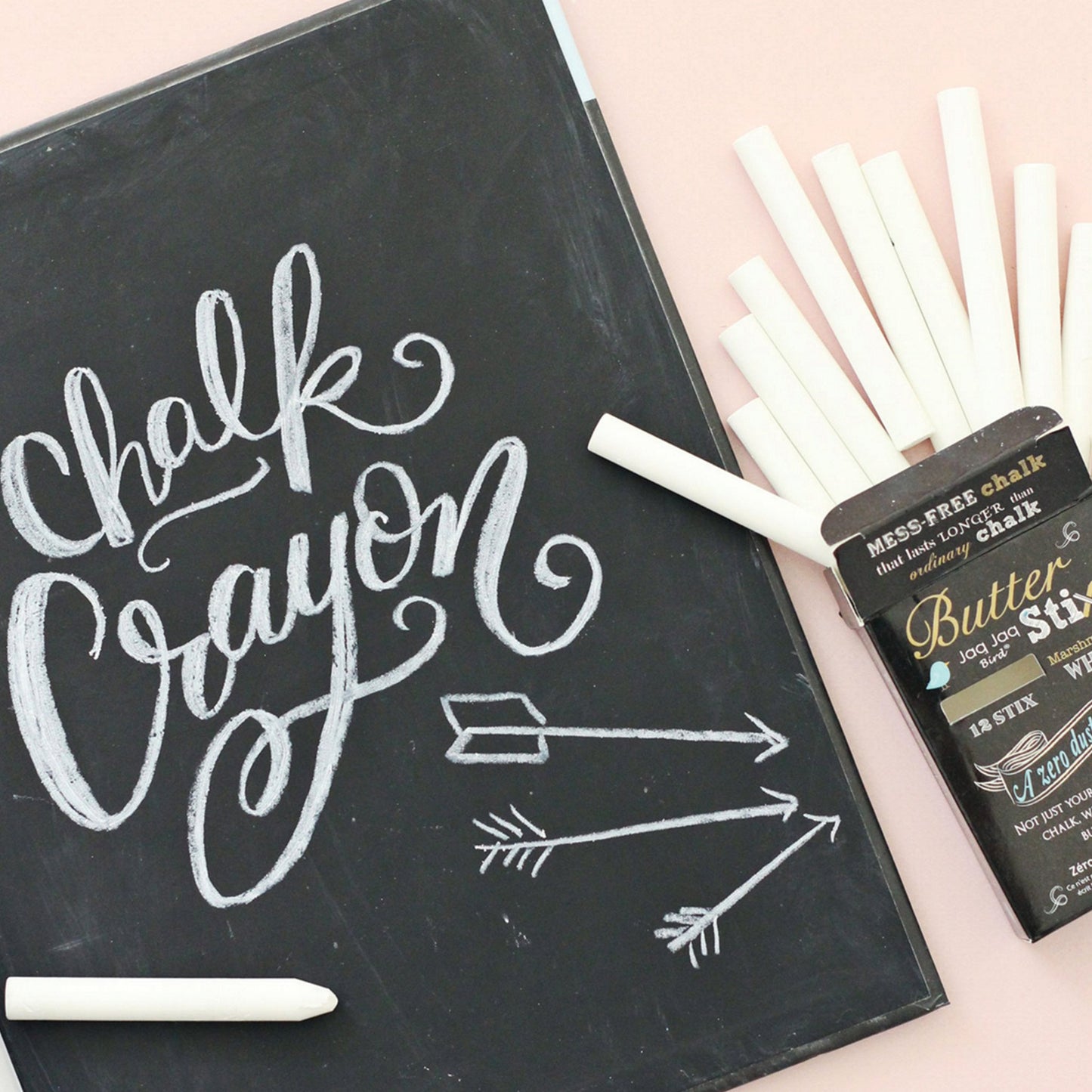 Dustless Cream Chalk - ButterStix® - oh - eco