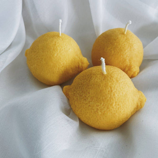 Lemon Candles - oh-eco