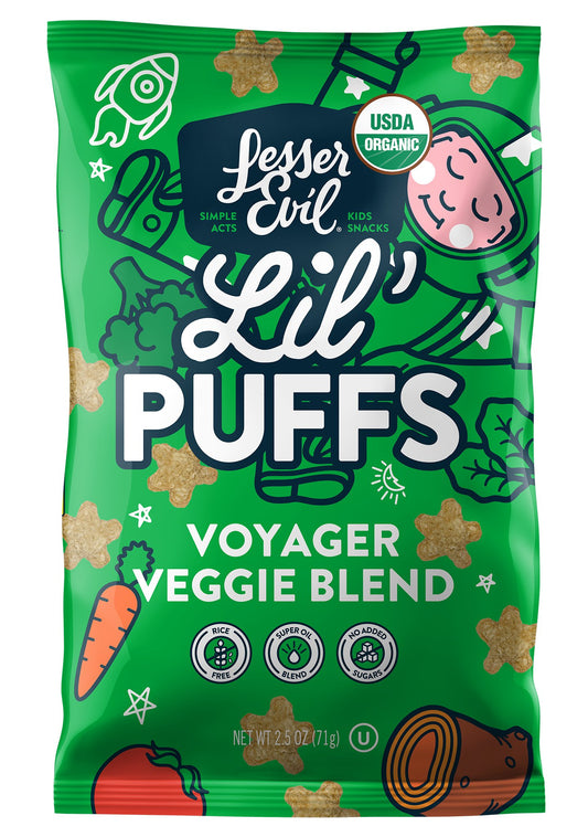 Lil' Puffs, Voyager Veggie Blend, 2.5oz - oh-eco