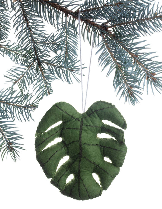 Monstera Leaf Ornament - oh-eco