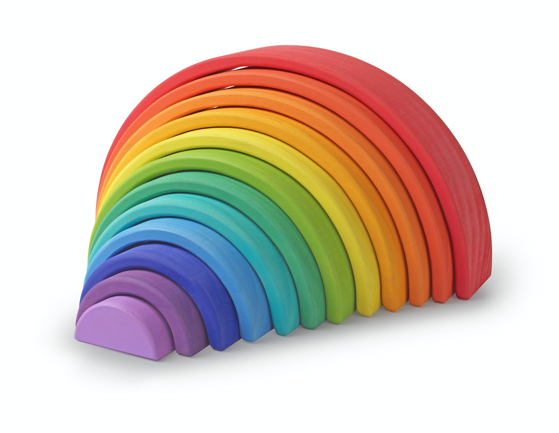 Montessori Rainbow Arches - oh-eco