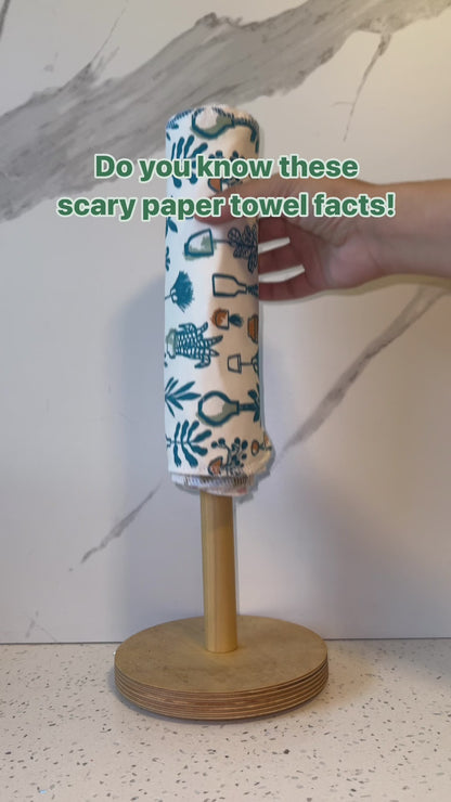 12 Pack Eco Rolls - Reusable Paper Towels