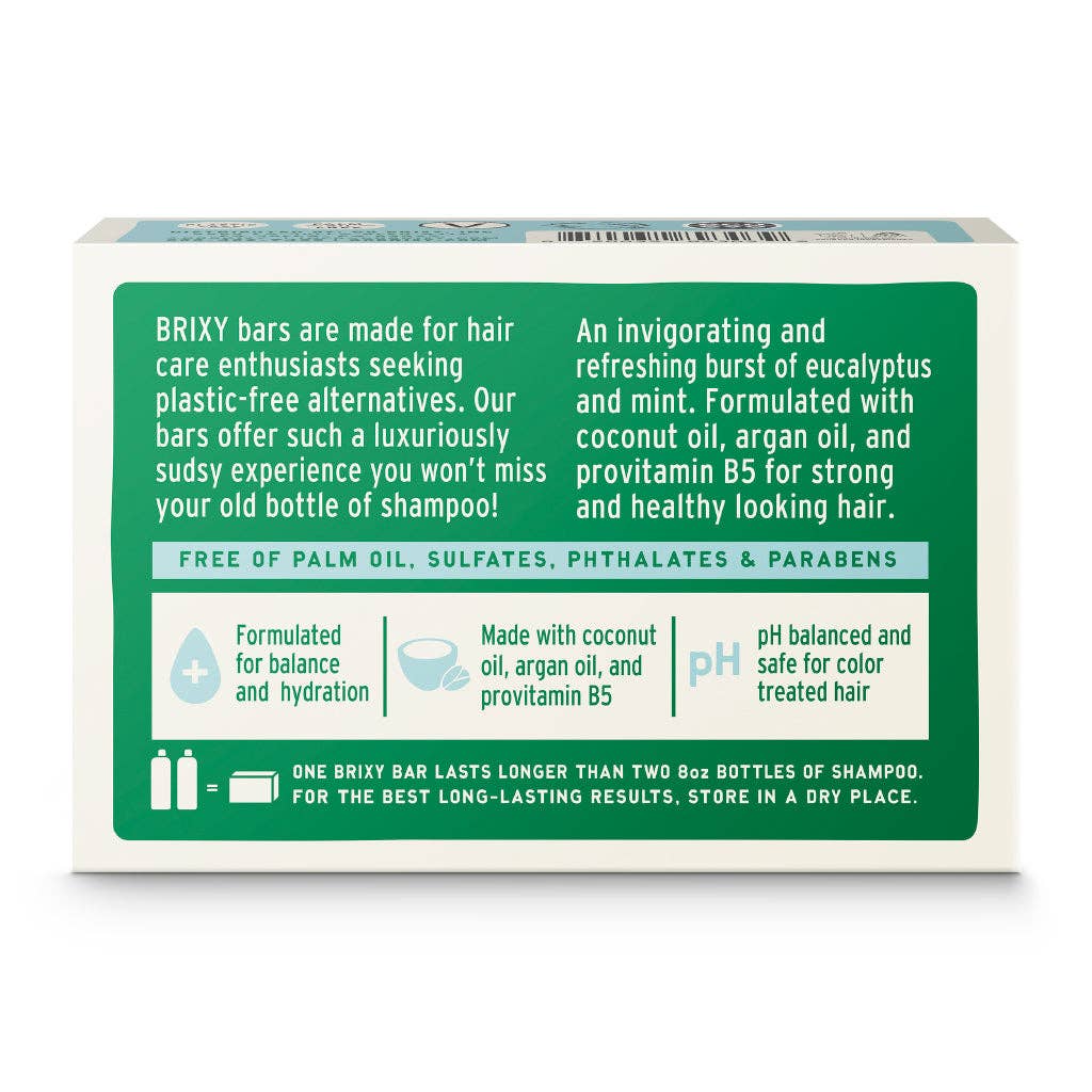 Shampoo Bar for Balance & Hydration - Mint Eucalyptus - oh-eco