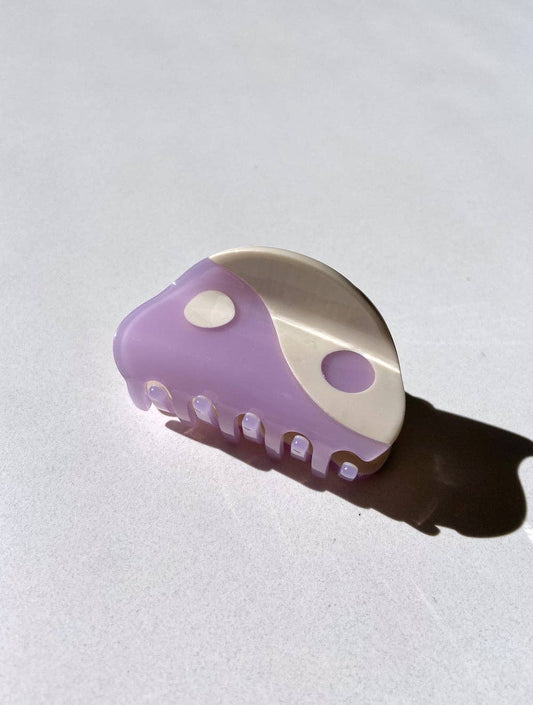 Yin Yang Claw Clip | Eco-Friendly: Purple - oh-eco
